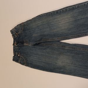 Gymboree girls jeans size 4 light denim adjustable waist zipper and buttons